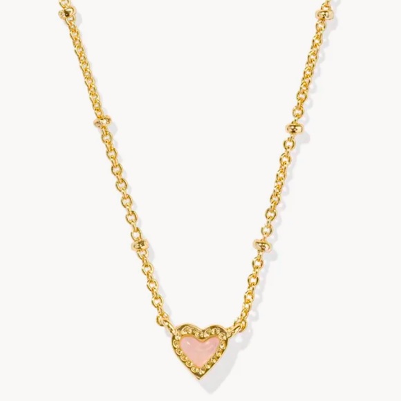 Kendra Scott Jewelry - kendra scott mini ari heart gold satellite short pendant necklace
